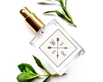 DEW FACE TONER - Sandalwood, Sage, Hydrosol, Vegan Skincare, Natural Facial Toner, Balancing Toner, Antioxidant Toner, Free Shipping