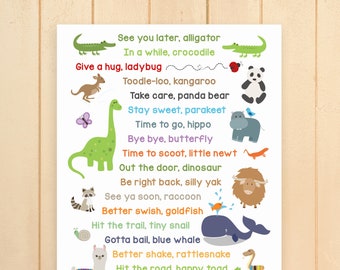 Check out oneself later on print Etsy graphic relating to See You Later Alligator Poem Printable named Perspective yourself later on print Etsy