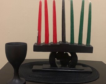 Unity Africa Black Kwanzaa Set