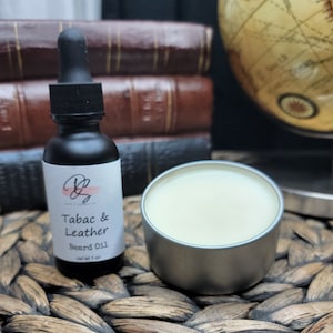 Beard Balm and Beard Oil Combo Kit, Pick Your Scents, Natural Ingredients, Conditions & Nourishes, Father&#39;s Day Gift