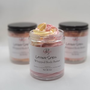 Whipped Body Butter, shea butter coconut oil, Non-greasy, Natural Moisturizing, Heals chapped hands and dry skin