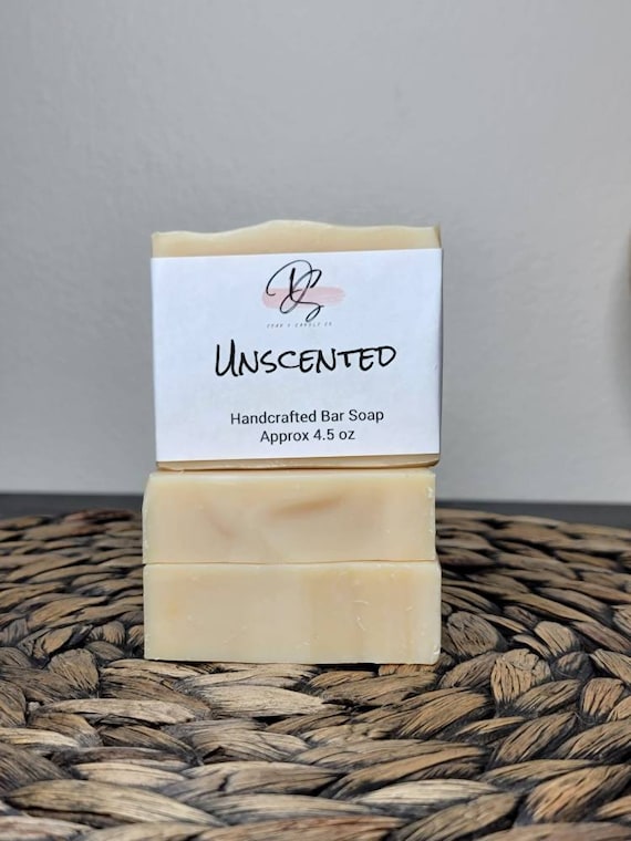 Unscented Soap, Handmade Soap, Bar Soap, Fragrance Free Soap