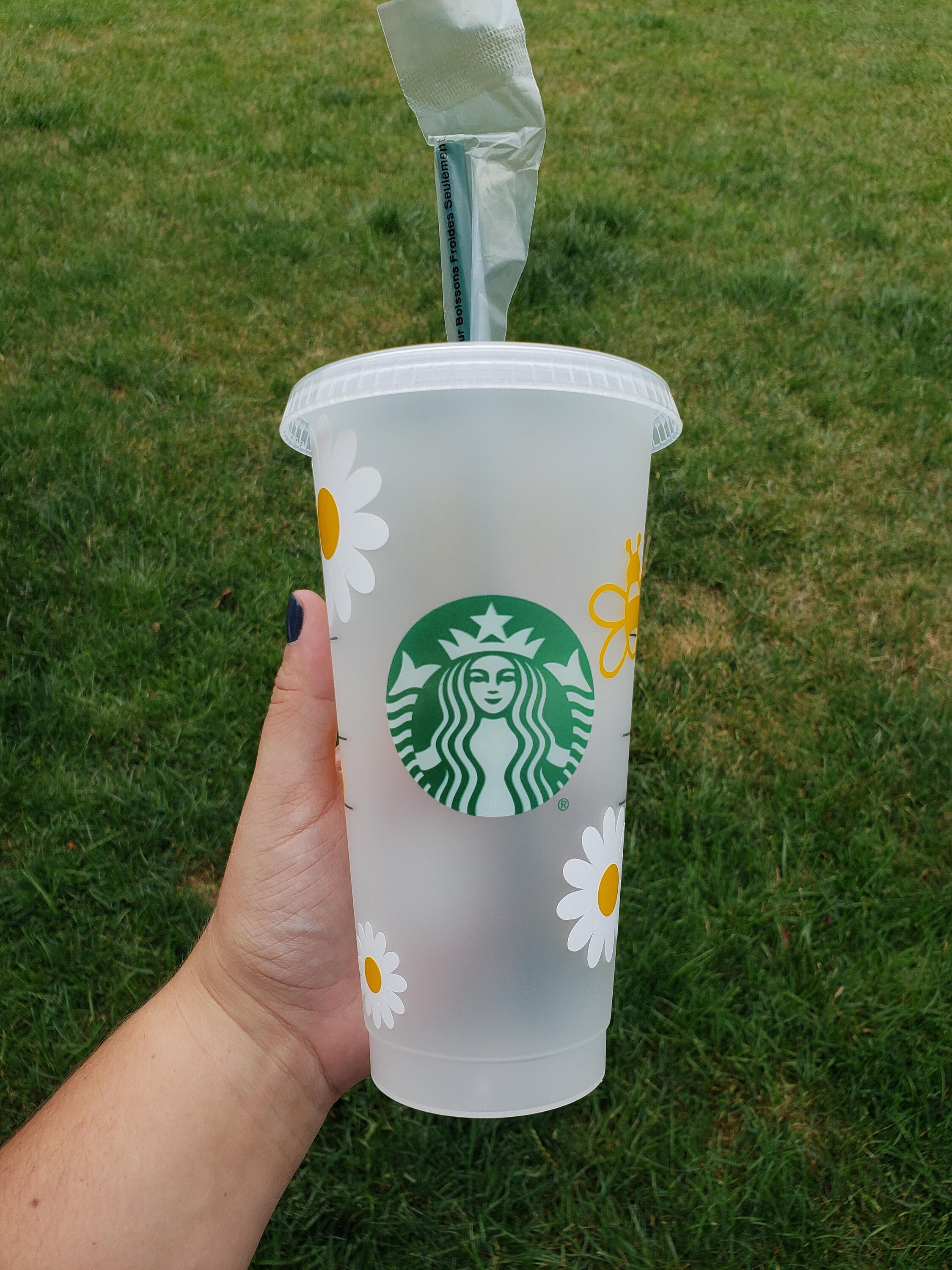 Venti Bee Happy Cup 20oz Venti Cup Etsy