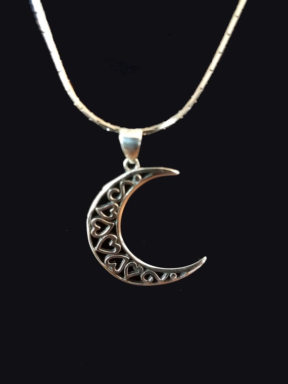 ◆STONEHENgE◆ Silver Moon Necklace SC25A28E ◇STONEHENgE◇ Silver Moon Necklace SC25A28E (STONEHENgE