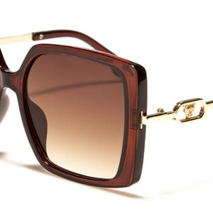 Large Butterfly Squared Sunglasses &quot; Trinidad&quot;