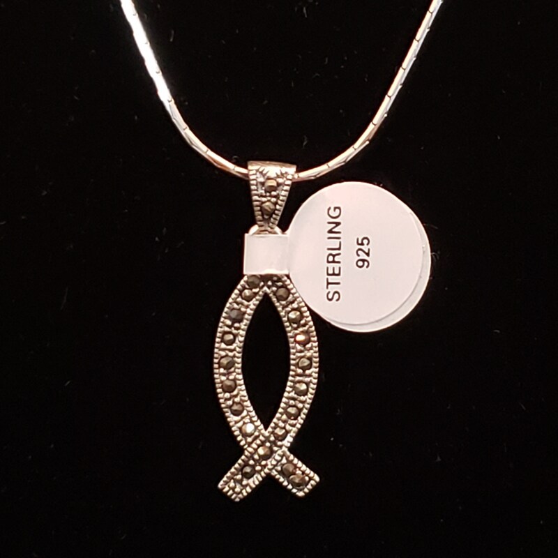 Ichthus Necklace - Etsy
