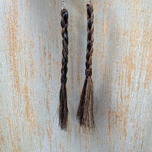 Horse Tail Earrings | Horse Hair Earrings | Unique Statement Earrings
