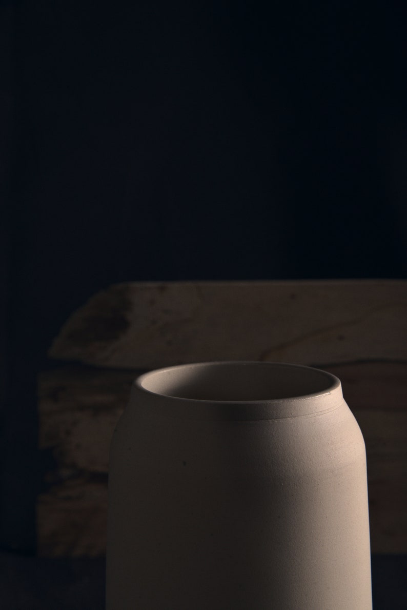 Handmade Ceramic Bouquet Vases White Ivory image 9