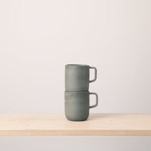 Handmade Ceramic Mug Forest Green image 5