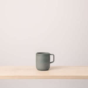 Handmade Ceramic Mug Forest Green image 2