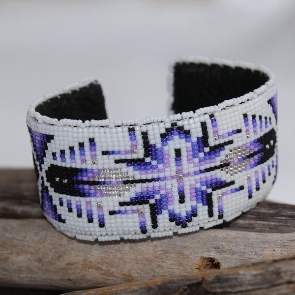 Native American [Lakota] Handmade Beaded Cuff Bracelet