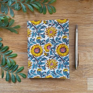 Pretty Handmade Journal | Handmade Boho Paper Journal | Thick recycled paper | Beautiful Patterned Notebook | Paper Beautiful Journal