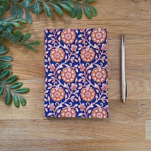 Pretty Handmade Journal | Handmade Boho Paper Journal | Thick recycled paper | Beautiful Patterned Notebook | Paper Beautiful Journal