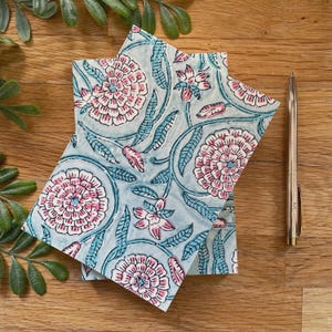 Pretty Handmade Journal | Handmade Boho Paper Journal | Thick recycled paper | Beautiful Patterned Notebook | Paper Beautiful Journal