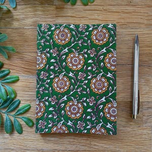 Pretty Handmade Journal | Handmade Boho Paper Journal | Thick recycled paper | Beautiful Patterned Notebook | Paper Beautiful Journal