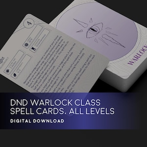 Spellkaarten voor NST-klas | Tovenaar | Bundel met NST-klassen | Niet storen spreukkaarten 5e | dnd-klasse spreuken | dnd-spreukkaarten | Tovenaarsspreuk | Afdrukbare 5e
