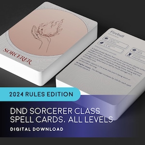 Cartes Magie du MDN, classe 2024 | Sorcier | Offre groupée du MDN | Cartes Magie du MDN 2024 | Cartes Magie mdn | Imprimable | dnd Orthographe | Deuxième session