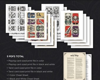 Deck of Many Things | Digital DOMT Card Set | DND Printable