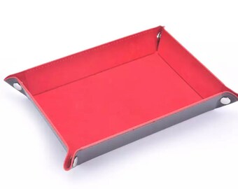 Rectangular collapsable dice trays.