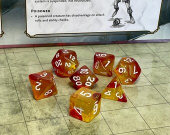Mythic (various colours)-D&D Role Poly Dice Set