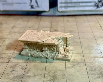 Legend Games- Graveyard scatter- Broken Gothic Tomb for RPG and wargaming scenery