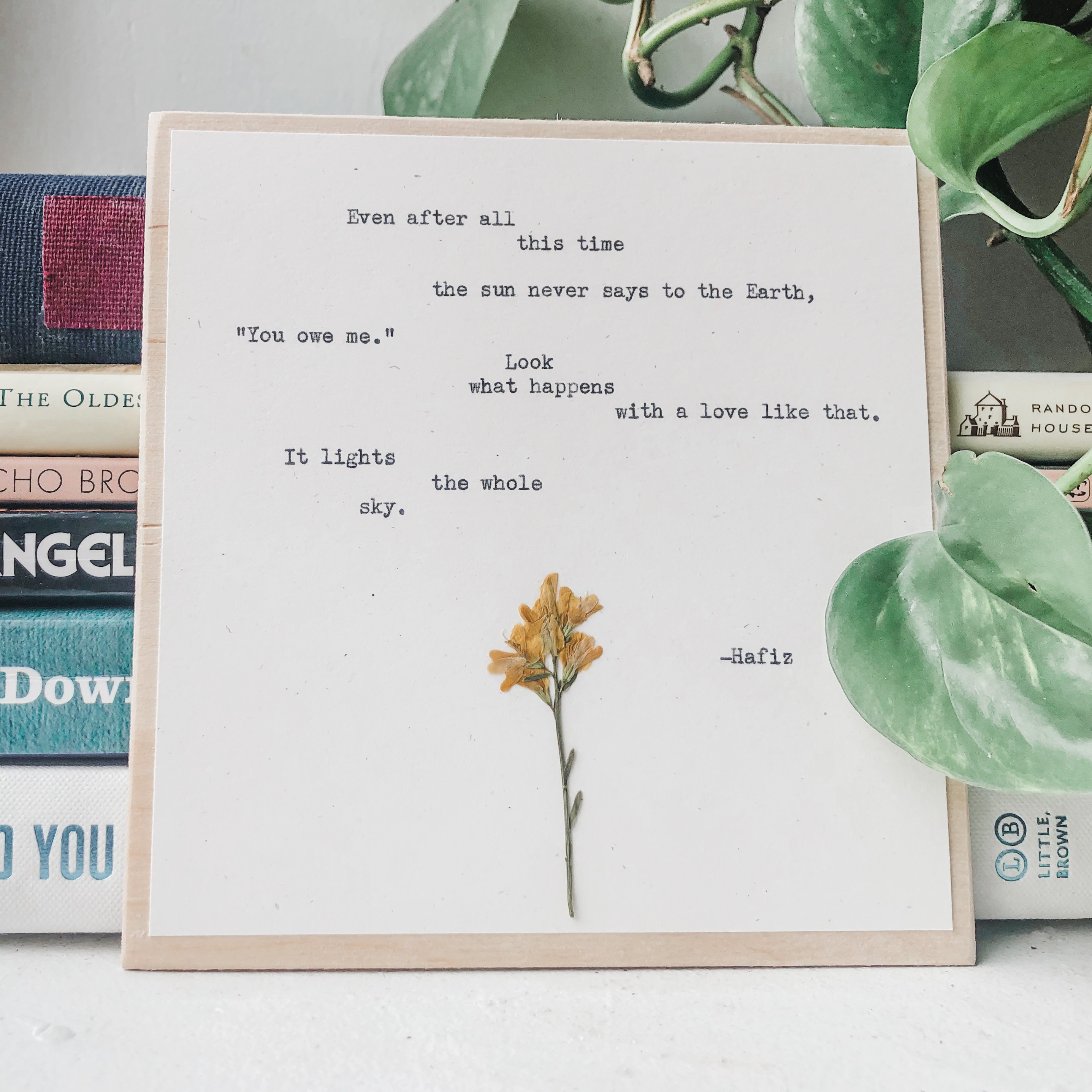 Even After All This Time Quote Hafiz even after all this time typewriter art hafiz quote | Etsy