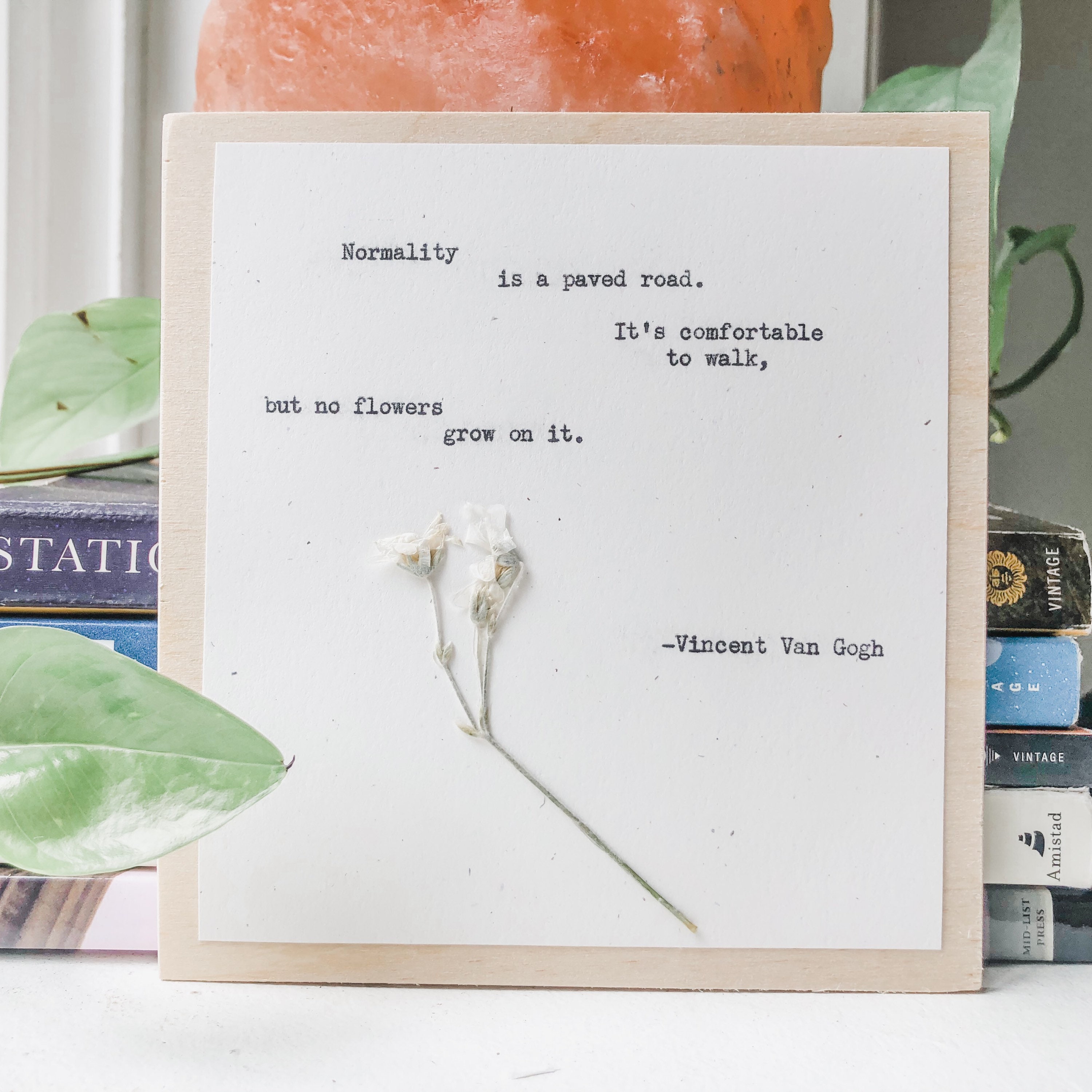 Vincent Van Gogh La Normalite Est Une Route Pavee Art De Etsy Canada