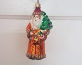Christopher Radko Christmas Ornament-Santa Clause with Tree-EXCELLENT CONDITION