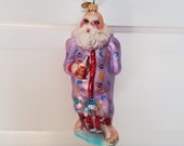 Christopher Radko Christmas Ornament-Santa in his Nightshirt-EXCELLENT CONDITION