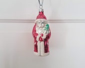 Christopher Radko Christmas Ornament-Santa Clause with Small Tree-EXCELLENT CONDITION