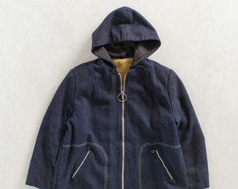 Vintage Wool Hooded Jacket Size XS/S