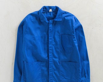 Vintage 1980s Bleu de Travail Workwear Chore Jacket M/L