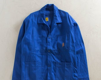 1970s Deadstock Sanforized French Workwear Chore Jacket Size M/L