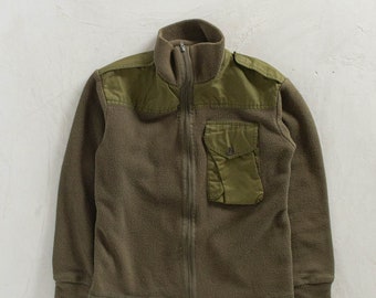 Vintage 1990s Military Combat Polar Fleece Track Jacket Size S/M