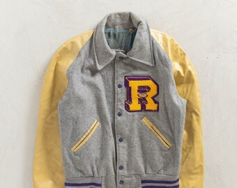 Vintage 1980s Varsity Jacket Size L/XL