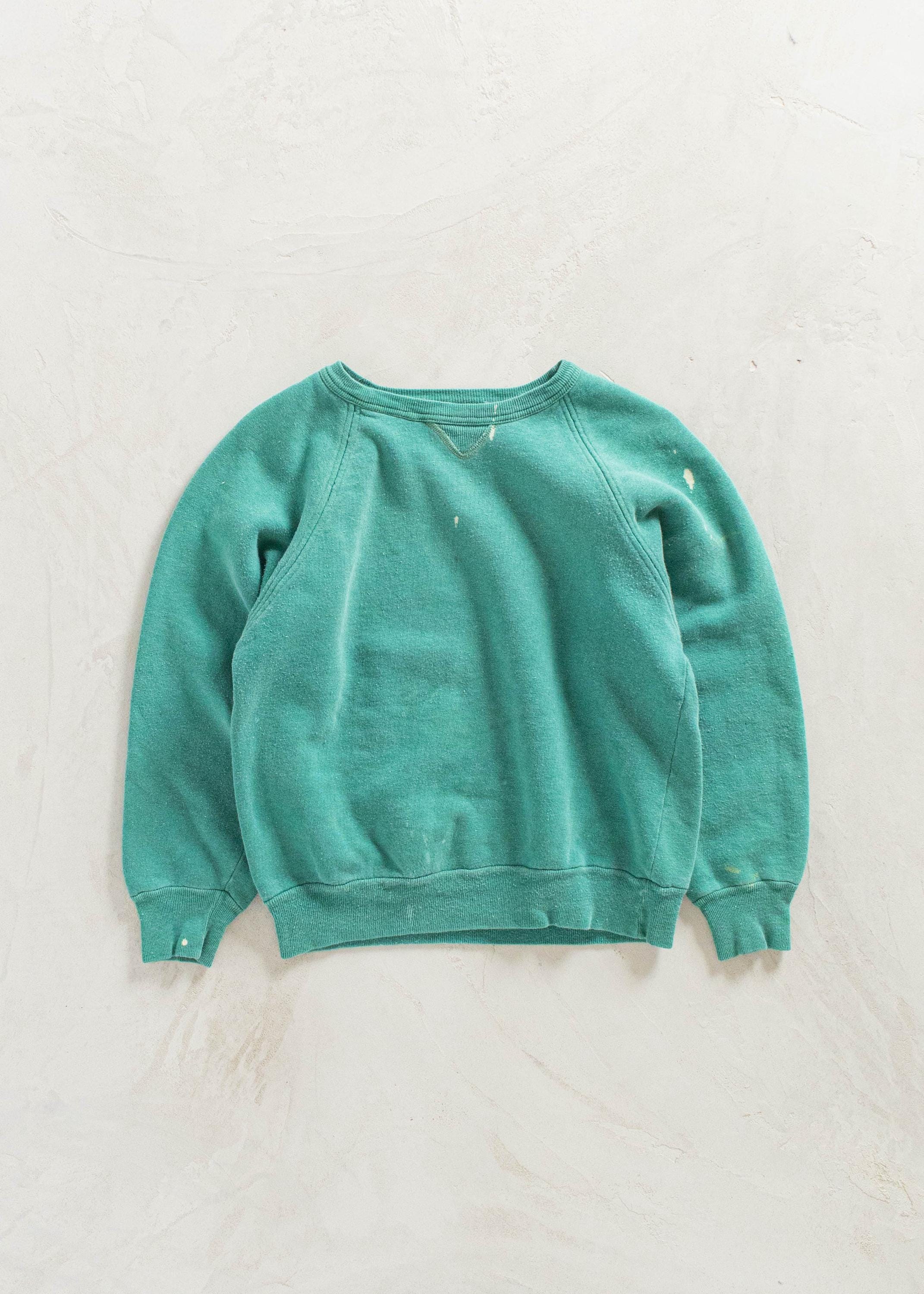 1960s Single V Crewneck Sweatshirt Vintage Grunge Punk Skate