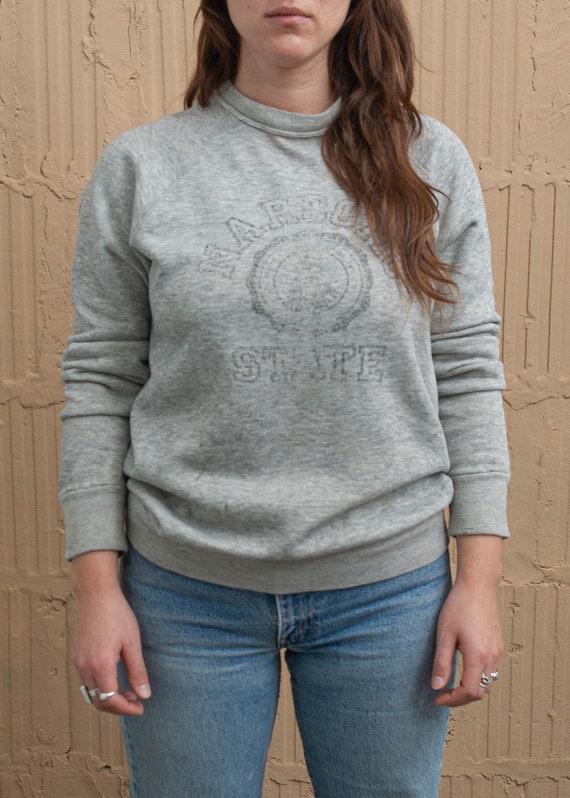 1980's Faded Raglan Crewneck Sweatshirt