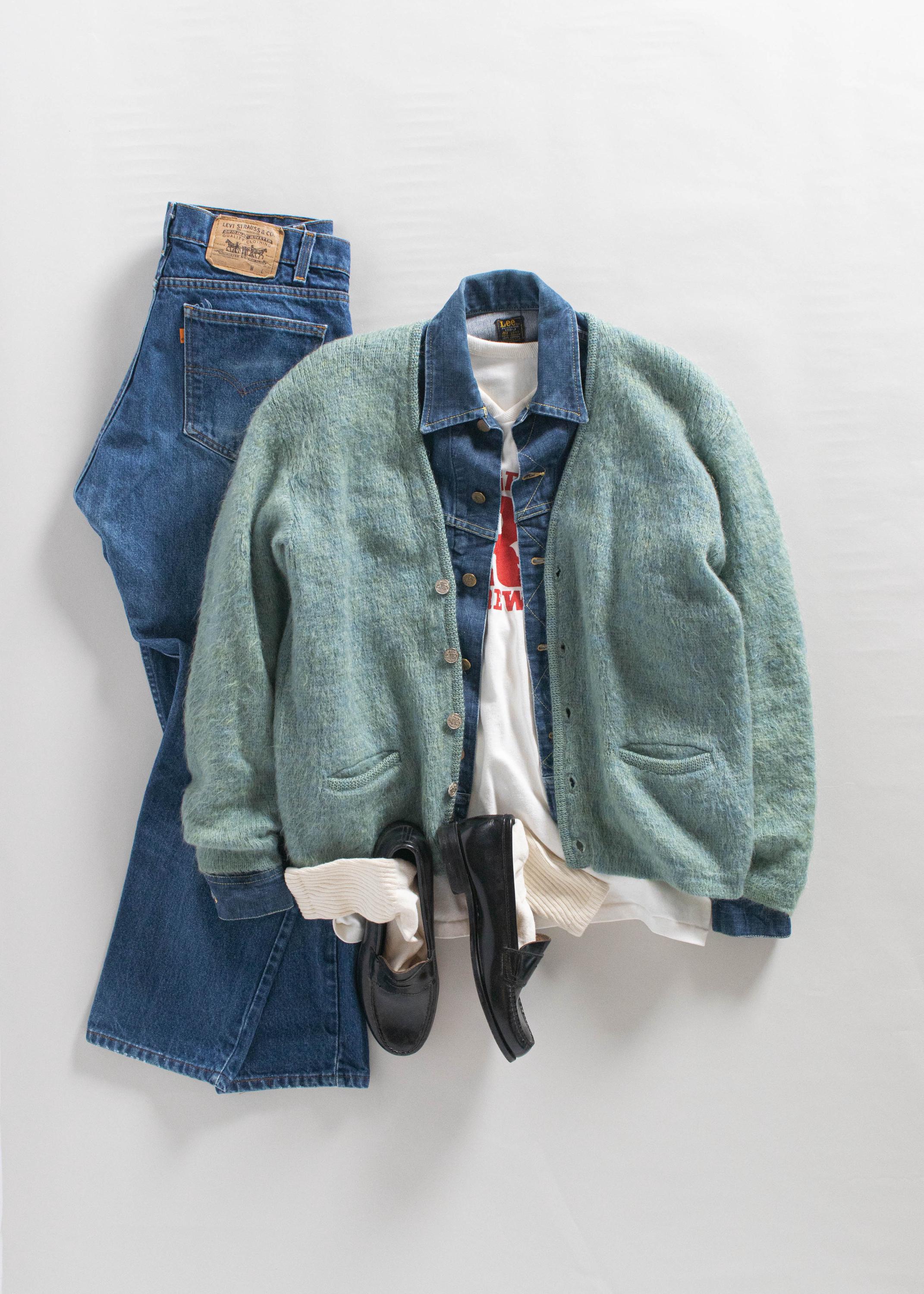 60’s Jantzen Vintage Mohair Cardigan lg