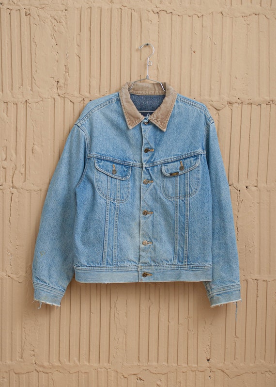1970's Lee Blanket Lined Denim Jacket