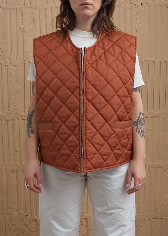 1980's Quilted Puffer Vest