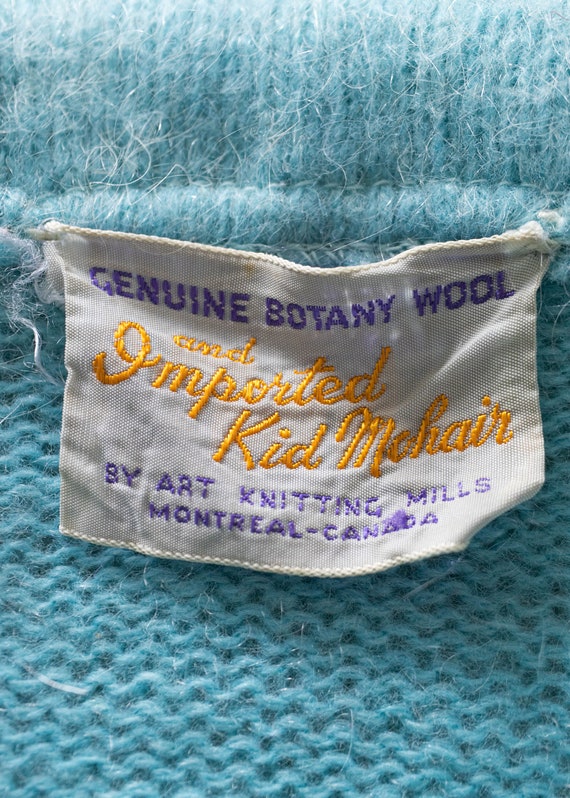 1960s Art Knitting Mills Mohair Wool Pullover Sweater… Gem