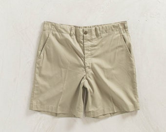 Vintage 1970s French Military Shorts Size Women's 32 Men's 34