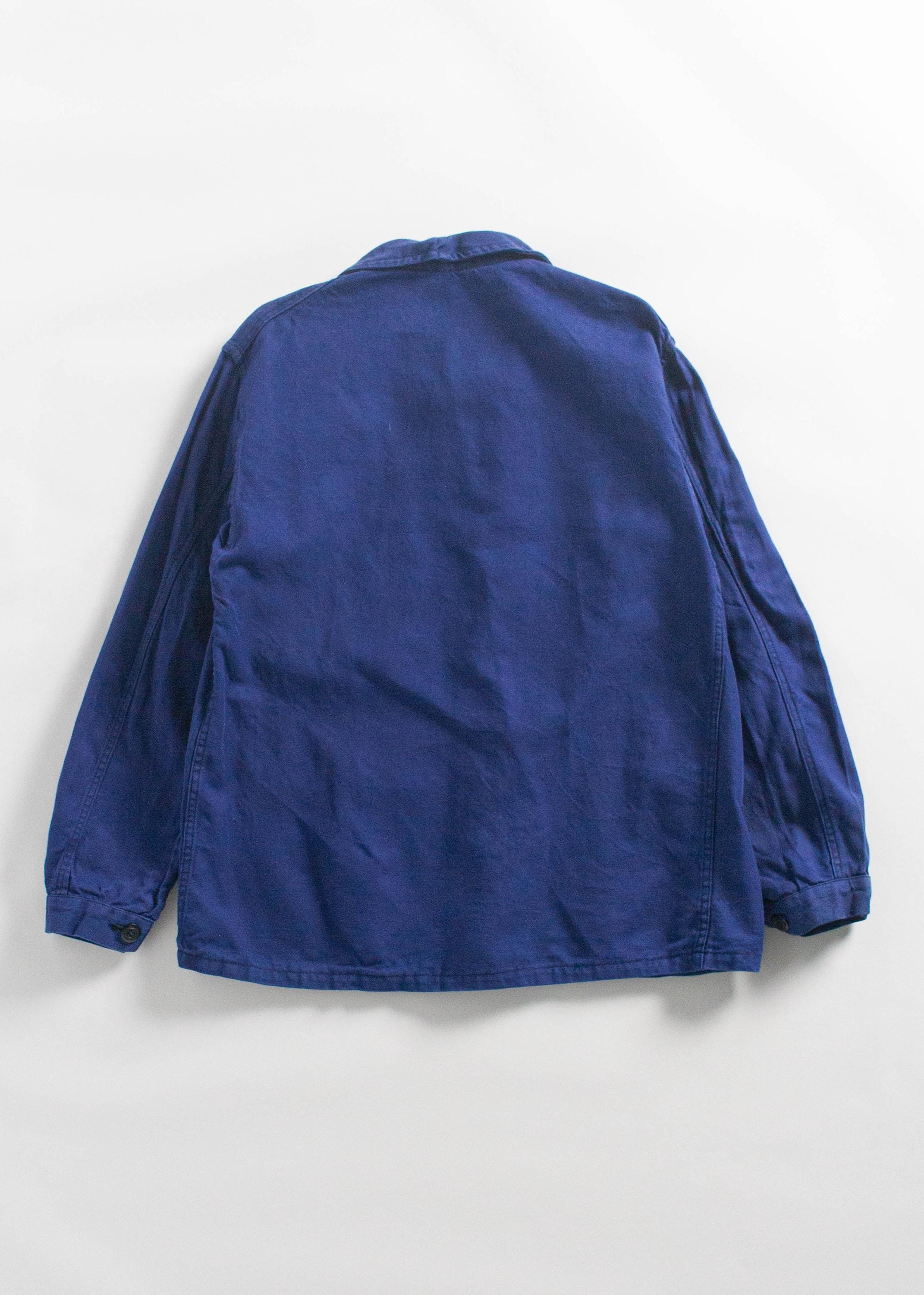 ジャケット・アウター 50s 60s Unknown French Work Jacket Vintage 1960s Faded EU French Blue Worker Chore Jackets