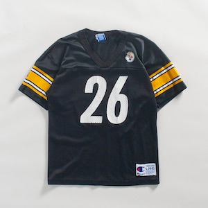 Vintage 1990s Champion &quot;Woodson 26&quot; Mesh Sport Jersey Size S/M — Retro Athletic Top — Old School Football Style