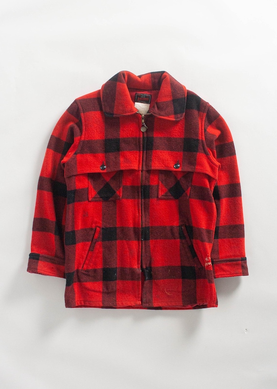 Vintage 1970s Johnson Woolen Mills Wool Flannel Jacket Size