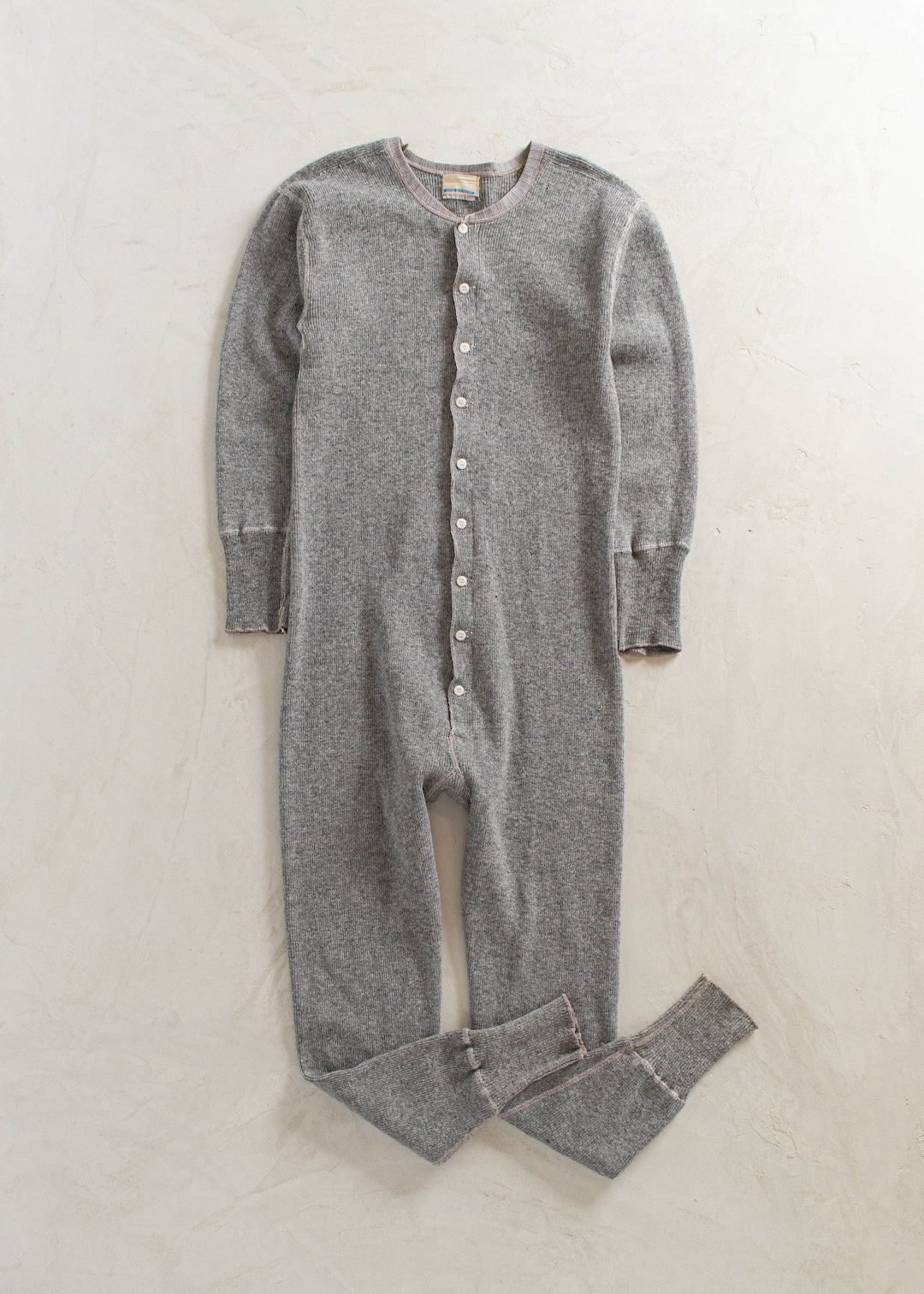 1950s Stanfields Wool Union Suit Onesie Pajamas Size M/L Etsy Canada