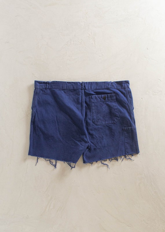 1980s French Workwear Shorts Size Women's 40 Men'… - image 2