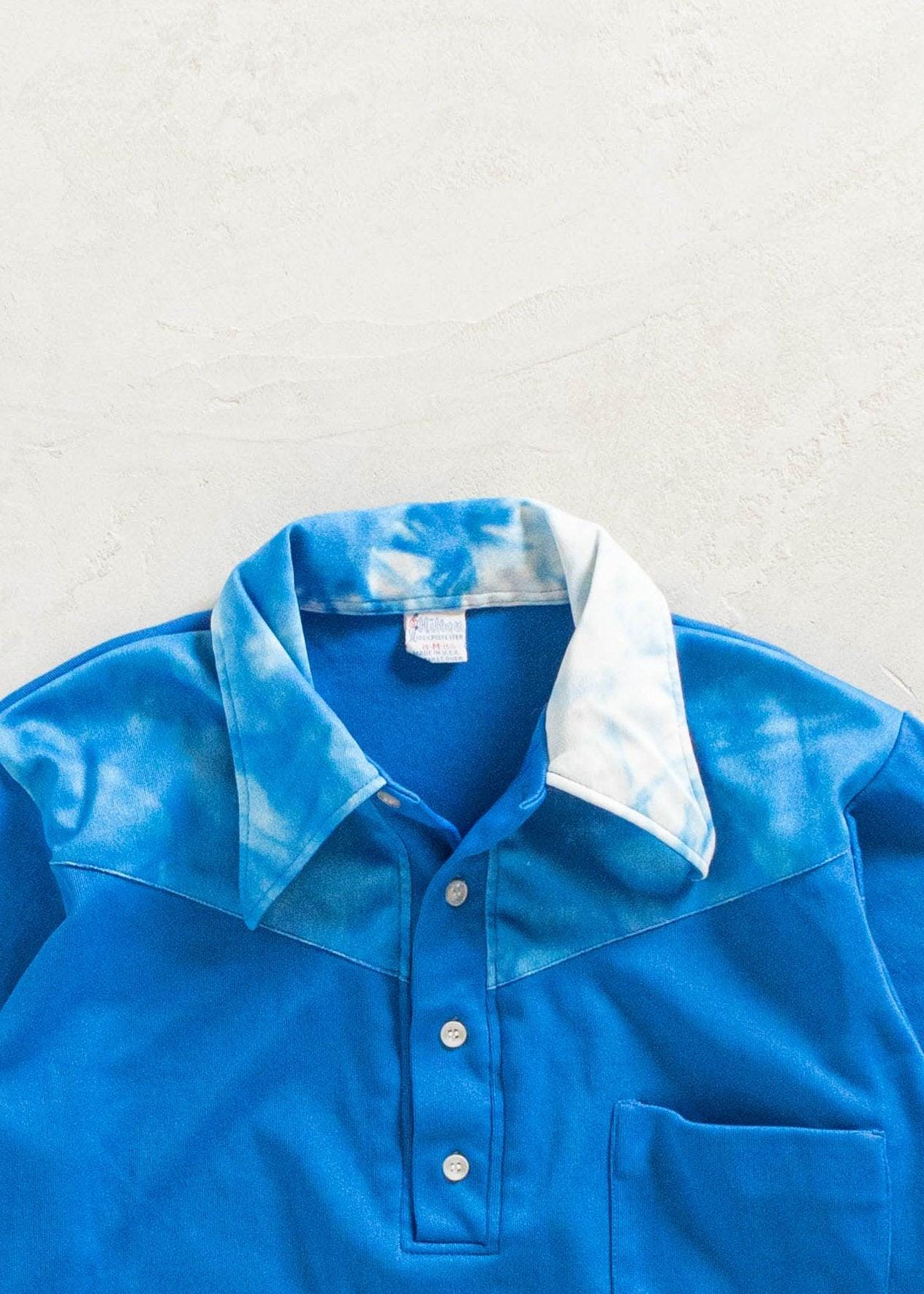 ◆Hilton ✴︎60‘s Vintage✴︎men'sポロニット◆ Vintage 1960s Hilton Bowling Polo Shirt Size M/L – Palmo Goods