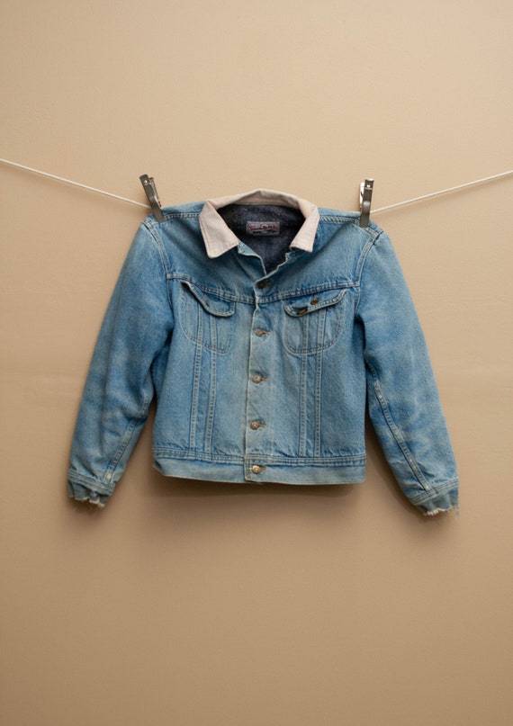 1970's Lee Storm Rider Blanket Lined Denim Jacket