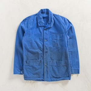 ジャケット・アウター 1950s french work jacket NAVY MILITARY French Workwear Jacket Navy Blue Moleskin Chore Made In